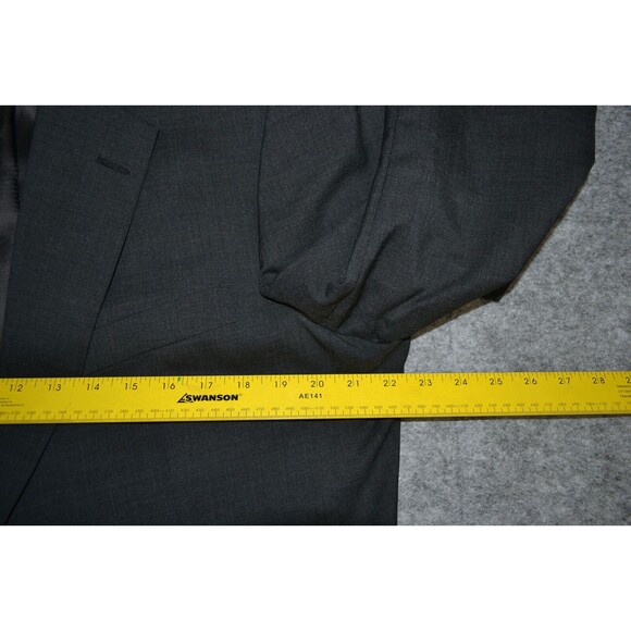 Brooks Brothers‎ Brooksease Wool Blazer Dark Charcoal Gray Sport Coat Sz 44R USA - Picture 14 of 16
